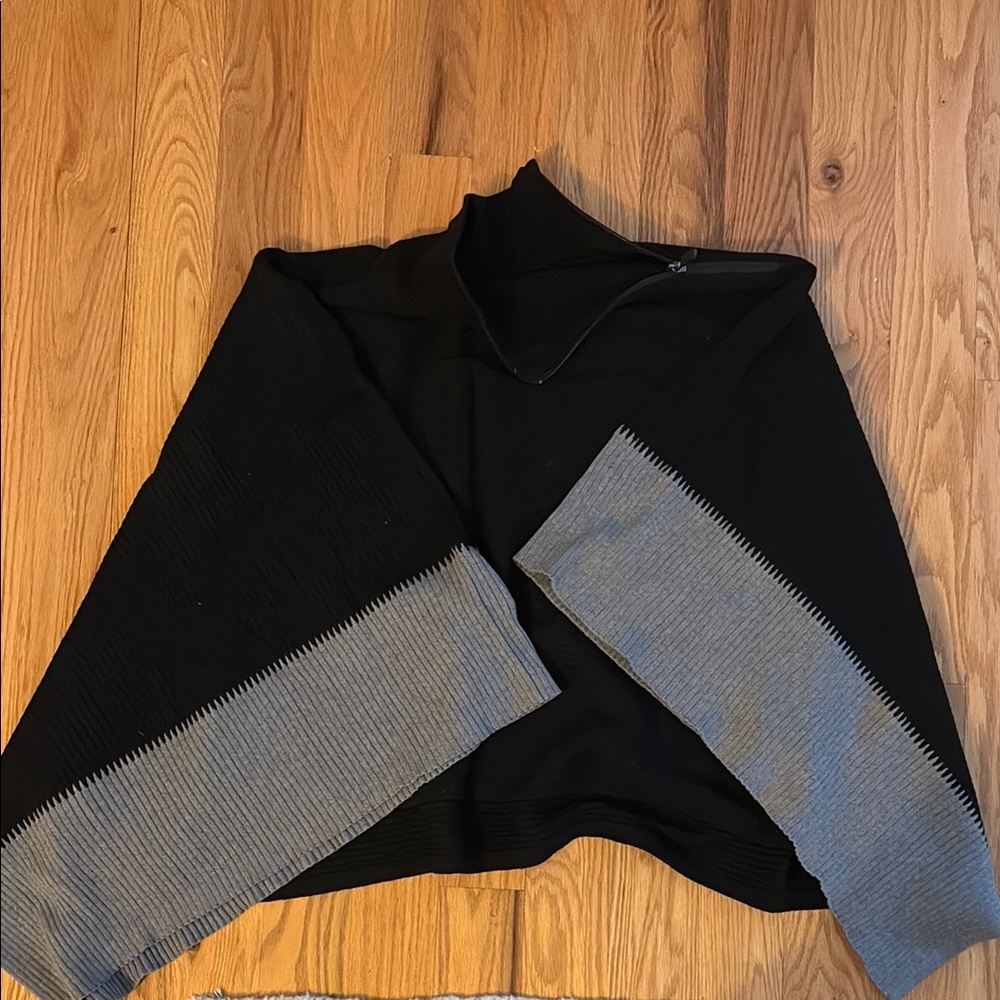 Black and Gray cozy lululemon poncho